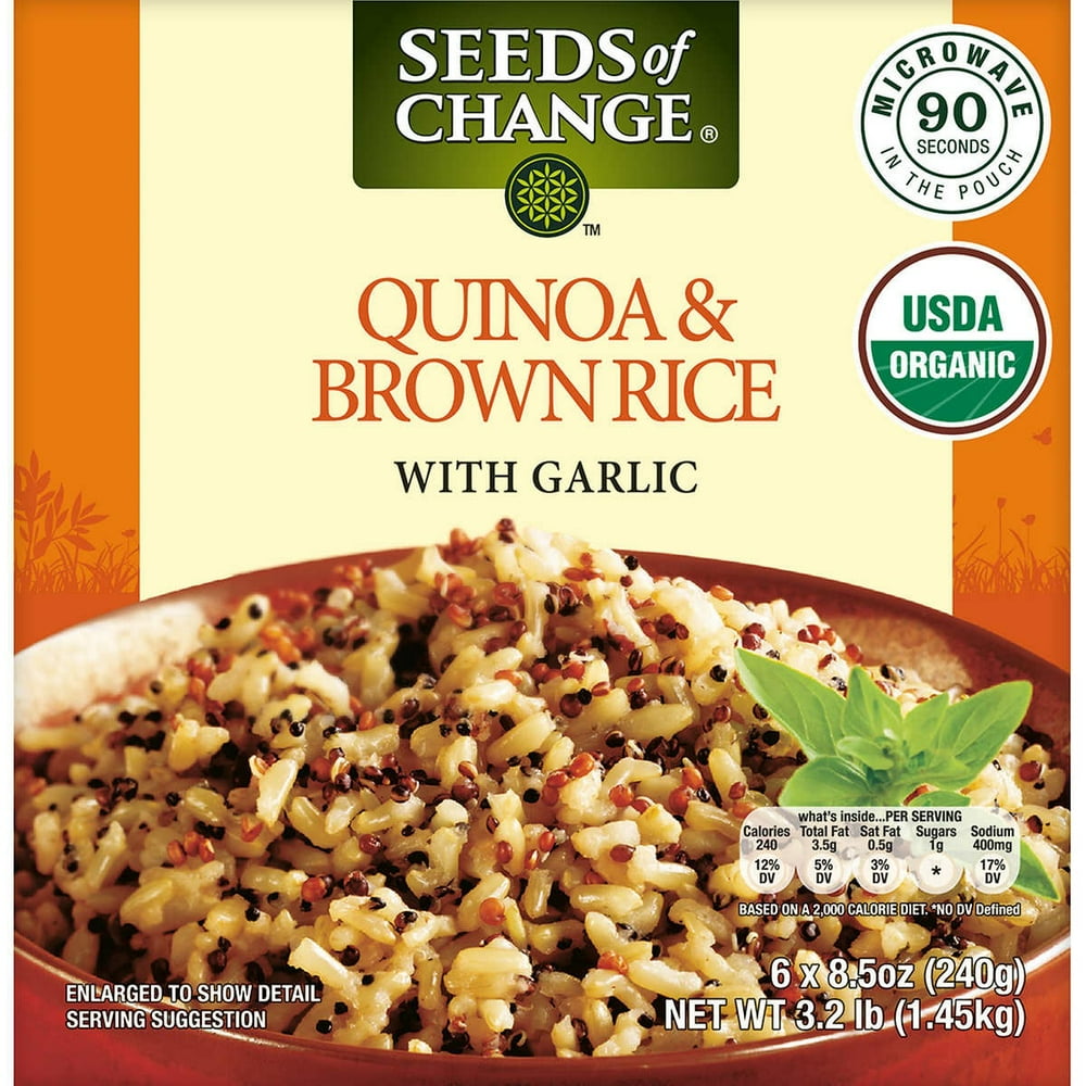 Seeds of Change Organic Quinoa and Brown Rice, 8.5 Ounce (6 Count