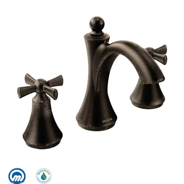 Moen Wynford Oil Rubbed Bronze TwoHandle Bathroom Faucet