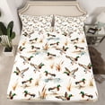 thumbnail image 2 of jejeloiu Gray Mallard Duck Full Size Sheets,Rustic Farmhouse Hunting Bed Sheets For Boys Kids 4 Pieces, 2 of 7