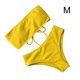 thumbnail image 4 of Sonducket Traje de baño dividido para mujer Traje de baño Traje de baño Ropa de playa de viaje Rosa L Traje de baño Amarillo M, 4 of 6