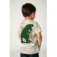 thumbnail image 5 of Tstars T-Rex Toddler Boys Back and Front Shirt | Gift Tee for Kids - Birthday or Holiday Present for Boy Toddler Kids T-Shirt 2T Natural Camo, 5 of 6