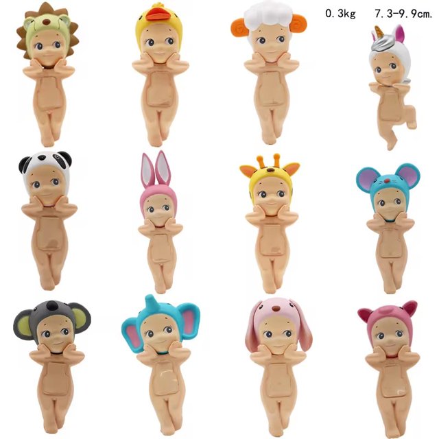 Figura de juguete Sonny Ángel Yangshaomei Modelo de muñeca Adorno de escritorio para coche