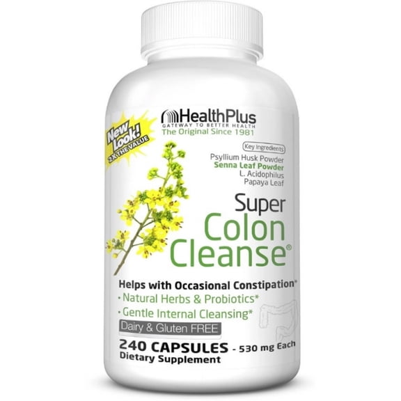 Health Plus Super Colon Cleanse, Capsules 240 ea