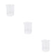 thumbnail image 1 of Naiovety Taza medidora de plástico, portátil, a escala, 250ml, lavable, práctico, reutilizable, medidor de vinagre transparente, herramienta de 3piezas, 1 of 6