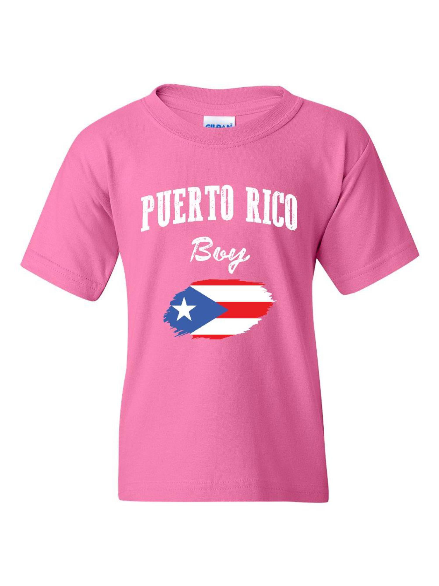Boys Girls Kids /& Toddler Puerto Rico-1 Long Sleeve T-Shirt 100/% Cotton