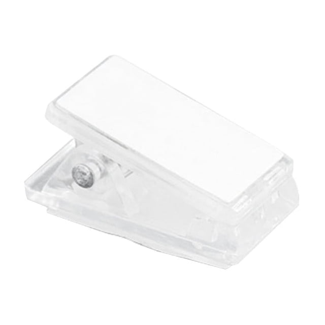 A Transparent Spring Clips With Adhesive Back Small Document Clips For Office School Home Organization Photos Papers Strong Grip Pvc Material 0.5X1.02X0.51In 0.01Lb