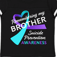 thumbnail image 4 of Inktastic Remembering my Brother- suicide prevention awareness Boys or Girls Toddler T-Shirt, 4 of 5