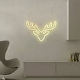 thumbnail image 6 of LED Neon Sign under $5! Yannianjz Christmas Neon Sign LED, Battery USB Powered Wall Decor for Bedroom, Holiday Shaped Light for Party, Festive Home Decoration Gift, 6 of 6