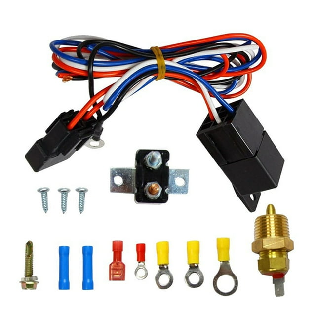 Kit de cableado de ventilador Eléctrico ANGGREK DC12V 40A