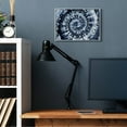 thumbnail image 2 of Stupell Industries Abstract Blue Grey Tie Dye Spiral Pattern Detail Framed Wall Art Design by Molly Kearns, 16" x 20", Gray Framed, 2 of 8