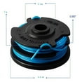 3 Pack Greenworks 0.065 Inch Dual Line String Trimmer Replacement Spool