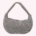 thumbnail image 4 of Bolso Pequeño para Axila Hobo Brillante Mujer Con Asa Diamantes Imitación, 4 of 6