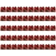 thumbnail image 1 of Cajas de regalos de boda, 50 piezas Cajas de papel de regalo para dama de honor de dulces de boda Cajas de regalo de boda probadas profesionalmente, 1 of 8