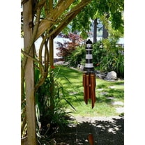 Cohasset 151 12-Inch Carved Lighthouse Wind Chime