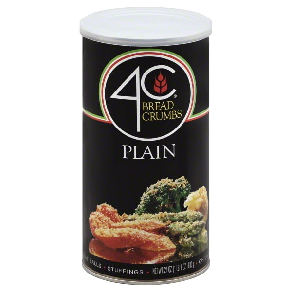 4C Plain Bread Crumbs, 24 oz Canister