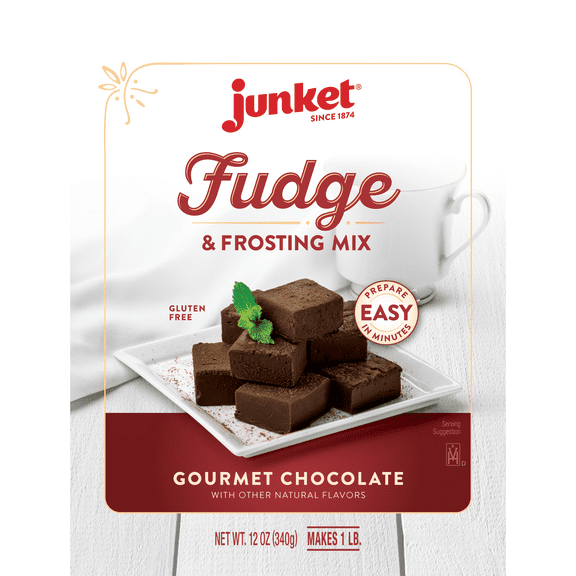 Junket Gourmet Fudge & Frosting Mix, 12 oz. Bag Makes 1 lb. Fudge or Icing for 8X8 Cake (Pack of 1)