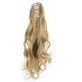 thumbnail image 4 of SUCS Wig Curly Synthetic Clip In Ponytail Hair Synthetic Hairpiece With A Jaw/ Clip Health and beauty Gold Health Beauty Hair, 4 of 4