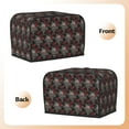 thumbnail image 3 of Honeii Skull and Red Roses Print 2 slice Toaster Cover, Two Slice Toaster Dust-proof Cover For Kitchen Small Appliance and Fingerprint Protection, 3 of 7