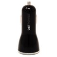 thumbnail image 1 of Adaptador de coche USB dual GetPower Black de 18 W para Universal x30, 1 of 1