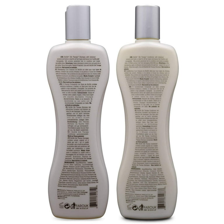 Biosilk Silk Therapy Duo Set Shampoo and Conditioner 12 oz