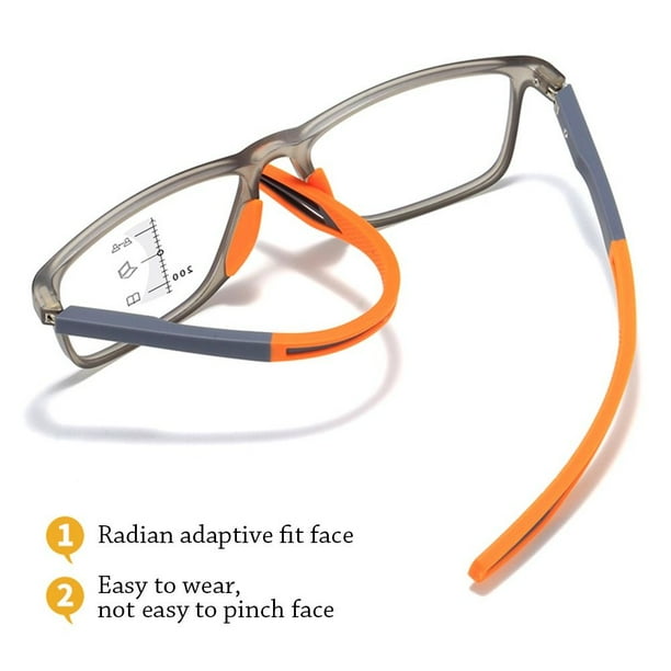 TR90 gafas de lectura multifocales para hombre y mujer anteojos deportivos ultraligeros con luz azul progresivas cerca de lejos Walmart en linea