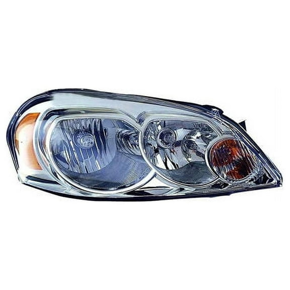 Right Passenger Side Headlight Assembly - Compatible with 2006 - 2013 Chevy Impala 2007 2008 2009 2010 2011 2012