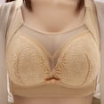 thumbnail image 2 of Ramiter Lingerie for Women Sexy Naughty Closure Undershirt Breathable Extra-Elastic Women's Front Bra Sports Adjustable 42,Beige, 2 of 3