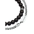 thumbnail image 3 of KUZZOI Men 925 Sterling Silver Cuban Chain, Onyx Bracelet Set 7.48-9.05 inch, 3 of 6