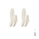 thumbnail image 1 of Nvzi pares de calcetines de algodón para mujer, calcetines de vestir finos, suaves, cómodos y transpirables, calcetines por encima del tobillo para negocios (blanco), 1 of 2