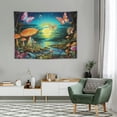 thumbnail image 2 of ONETECH  Fantasy Forest Tapestry Aesthetic Moon Tapestry Butterfly Tapestries Galaxy Space Tapestry Wall Hanging for Bedroom Living Room, 2 of 7