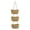 Khaki, variant on VORJELT Hanging Storage Basket - Three Layer Bohemian Style Organizer, Multi-Tiered Cotton Wall Basket for Home, Versatile Decor Solution for Clutter-Free Living Spaces Khaki