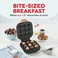 thumbnail image 3 of Dash Donut Bite Maker, 9 Donut Bites, Rose, 3 of 6