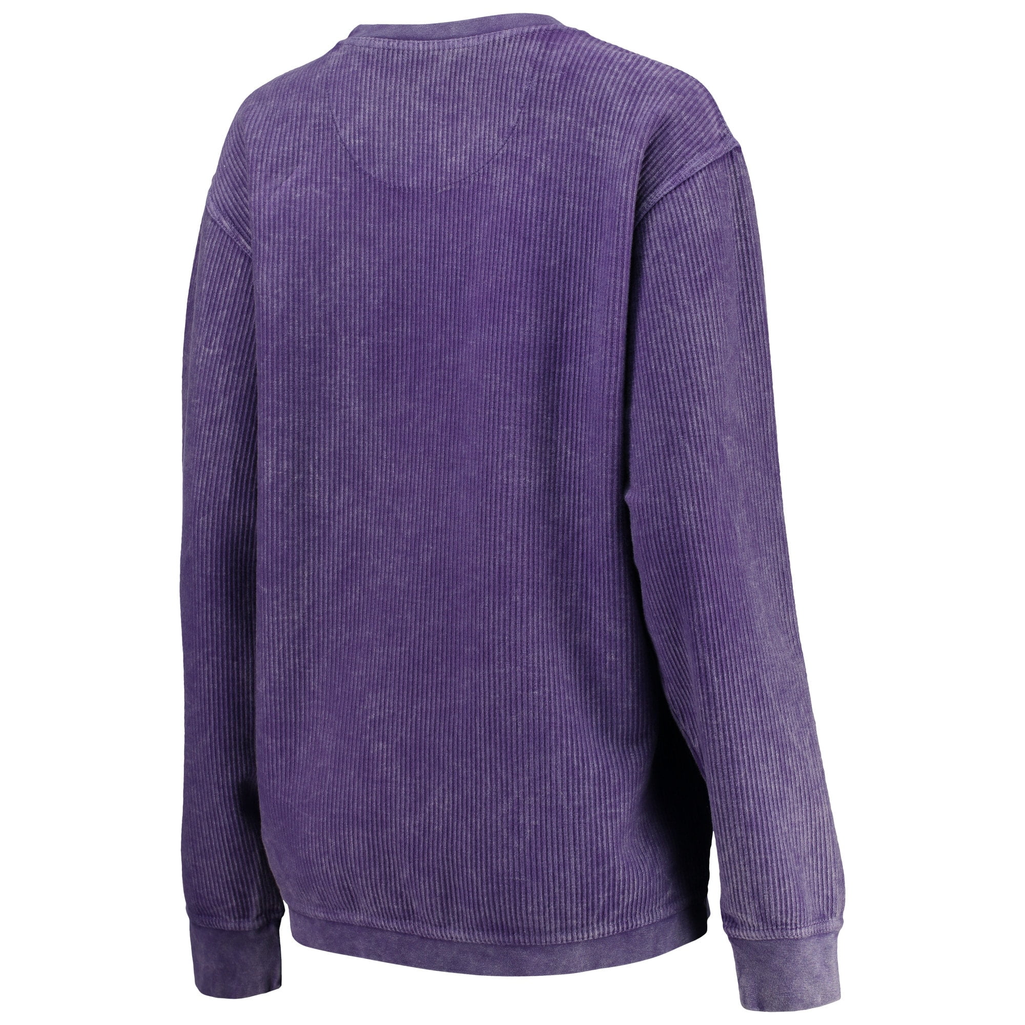 Women's Pressbox Purple LSU Tigers Comfy Cord Vintage Wash Basic Arch  Pullover Sweatshirt