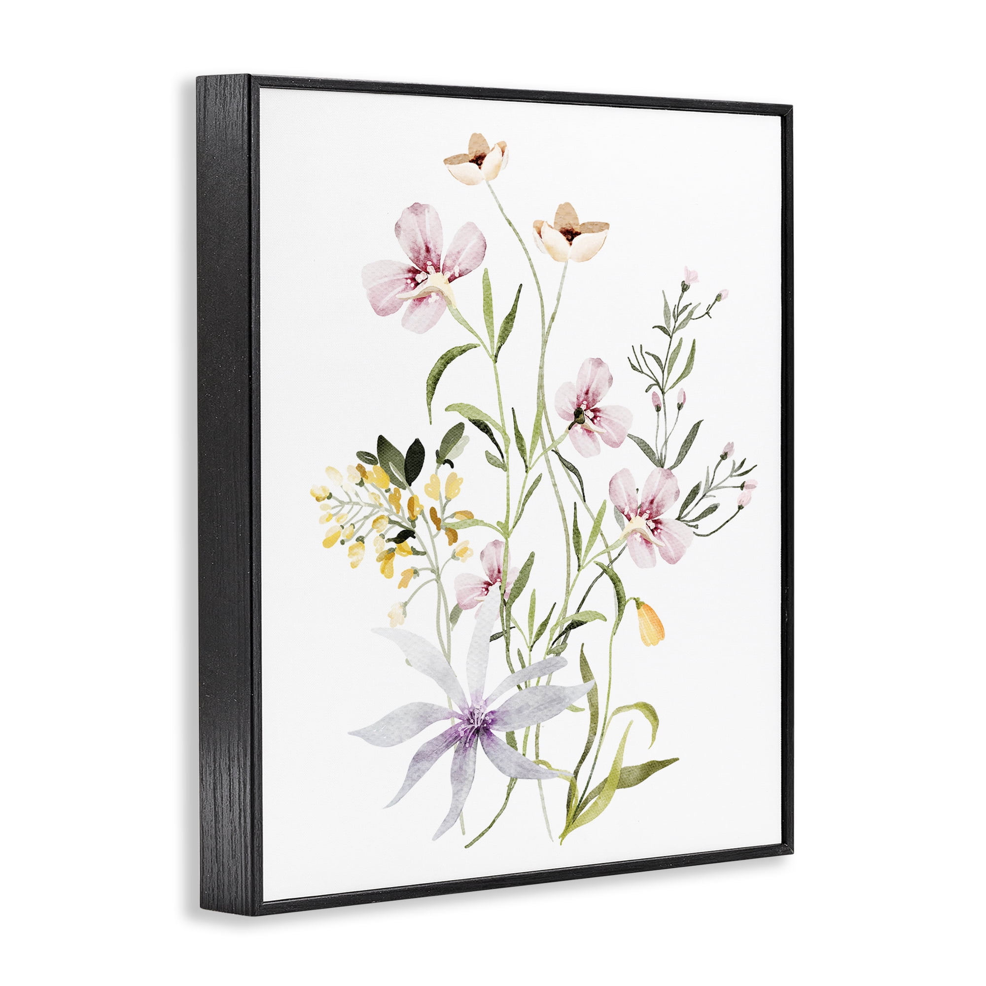Floral Foliage Bundle Black Framed Giclee Art, design by Lettered and Lined