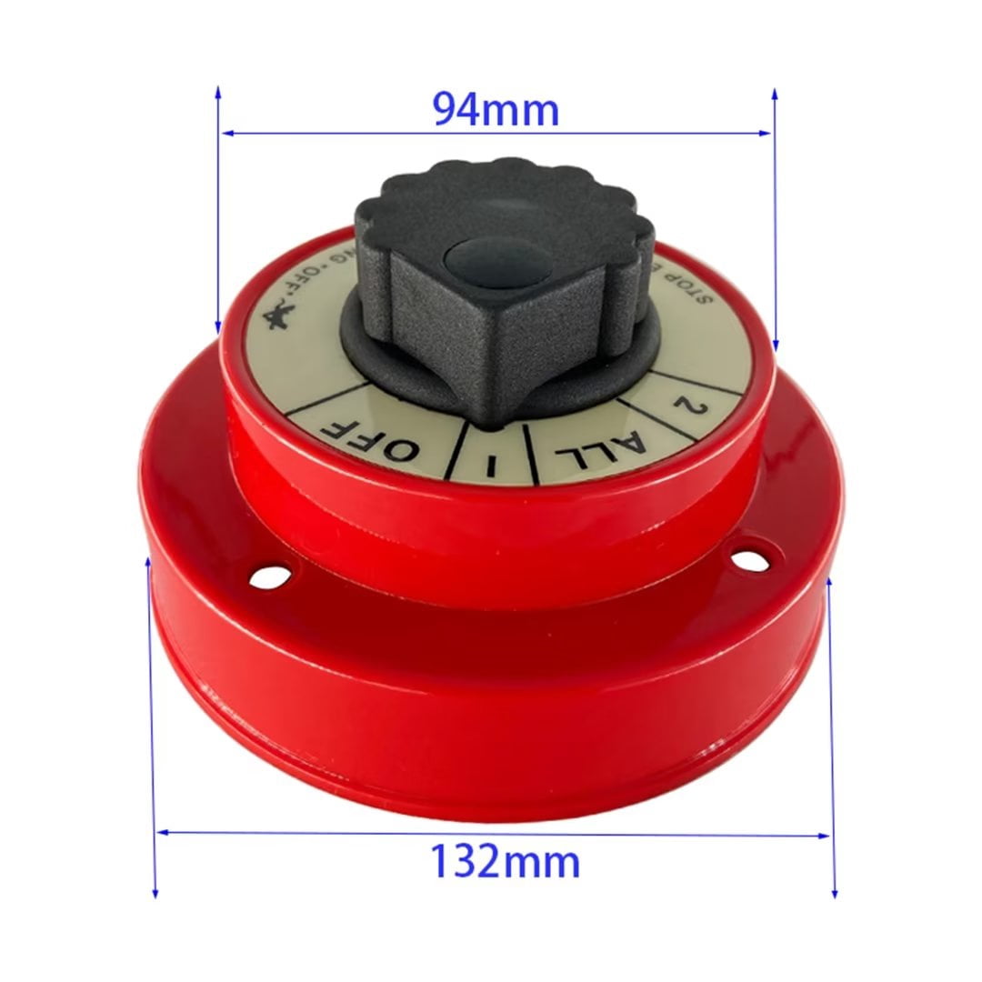 Marine 4 Positions Protection Rotary Battery Switch Disconnect Power Isolator