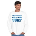 thumbnail image 5 of US Air Force Classic USAF Logo Sweatshirt for Men or Women Brisco Brands M, 5 of 6