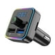DPTALR Voiture Bluetooth 5.0 Mains Libres Sans Fil Voiture FM Émetteur Récepteur Radio MP3 Adaptateur Lecteur 2 USB Chargeur Kit – image 3 sur 9