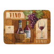 Carolines Treasures PTW2045RUG Vino Wine Machine Washable Memory Foam Mat 19 X 27" multicolor