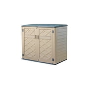 Horti Cubic 38 cu. ft. Outdoor Horizontal Storage Shed