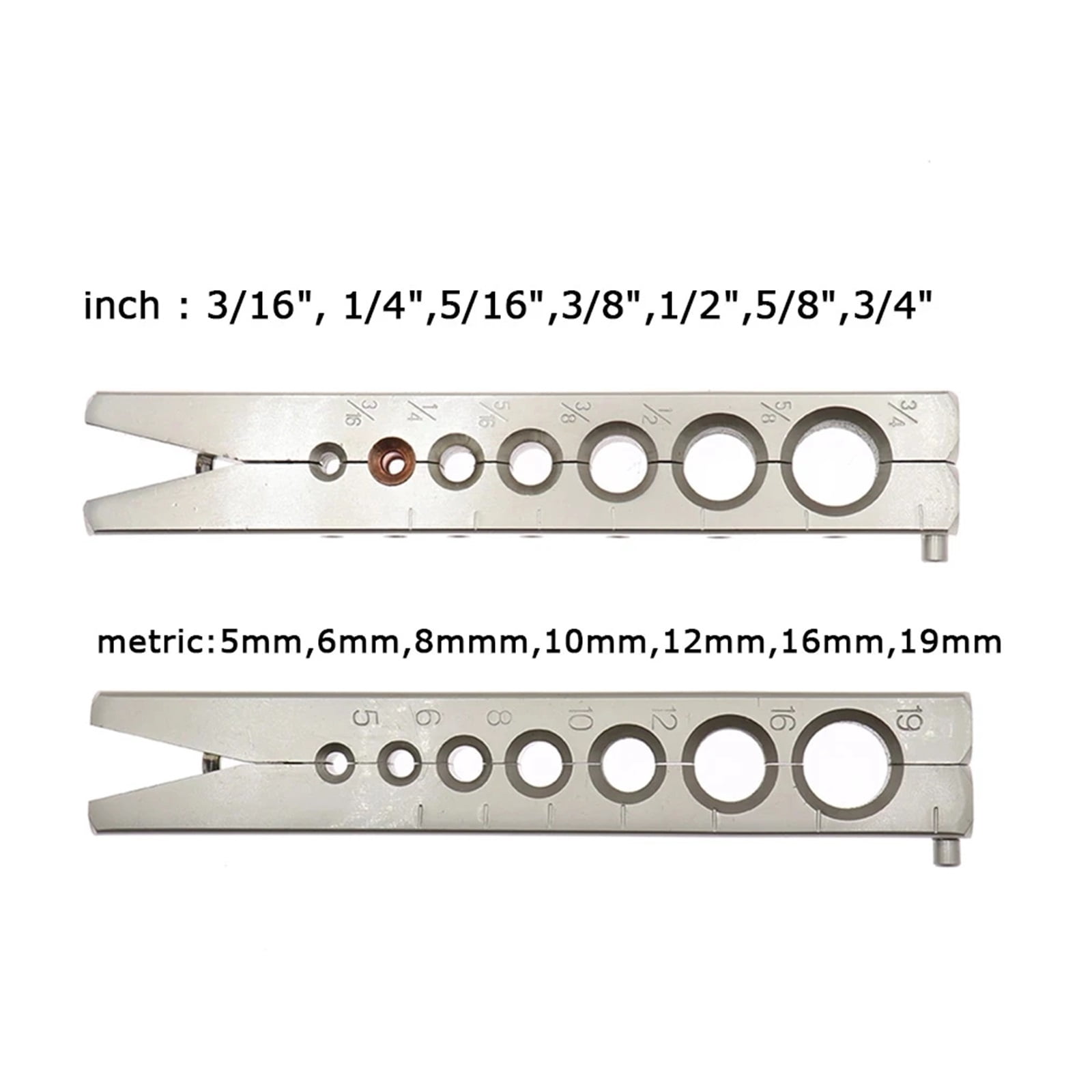 5pcs/Set Air Conditioner Expander Tube Kit Copper Pipe Reamer Flaring Service Reparing Tool ,Easy to Use