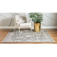 thumbnail image 4 of Rugs.com Oregon Collection Rug – 8 Ft Square Gray Low-Pile Rug Perfect For Living Rooms, Kitchens, Entryways, 4 of 9