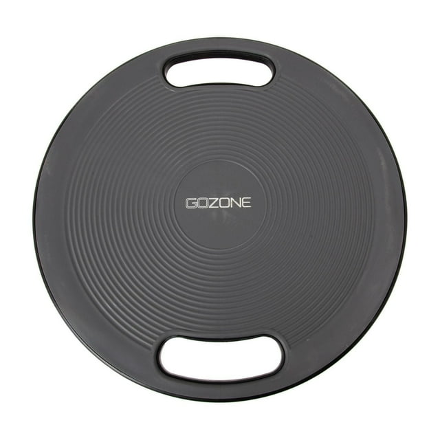 GoZone 6lb Weighted Balance Board – Grey/Black