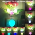 thumbnail image 2 of Led Night Light With Sensor Plug-in Auto Switch Rose Flower Mushroom Night Lamp Wall Light, 2 of 8