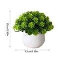 thumbnail image 4 of Artificial Green Plant,Simulation Potted Plant for Home Decor,Small Bonsai Ornament for Living Room, artificial Plant for Shelf and Porch, No Maintenance Decorative Foliage, 4 of 7