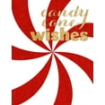 thumbnail image 2 of SD Graphics Studio 15x18 White Modern Wood Framed Museum Art Print Titled - Candy Cane Wishes, 2 of 4