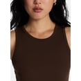 thumbnail image 4 of No Boundaries Ribbed High Neck Tank Top, Women's XXS-XXL, 4 of 5