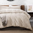 thumbnail image 1 of Dreamlab Juego de Funda para Edred&oacute;n de 2 Piezas | Tela Ultra Suave Premier 1800 de Doble Cepillado | Cubierta de Duvet y 2 Fundas para Almohada | Matrimonial (200cm x 228cm), C Dreamlab NA, 1 of 8
