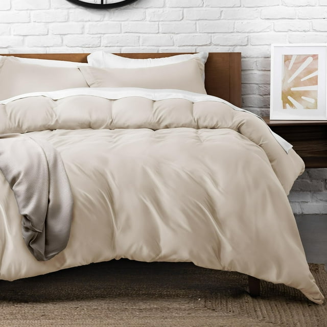 Dreamlab Juego de Funda para Edredón de 2 Piezas | Tela Ultra Suave Premier 1800 de Doble Cepillado | Cubierta de Duvet y 2 Fundas para Almohada | Matrimonial (200cm x 228cm), C Dreamlab NA