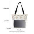 thumbnail image 3 of Salouo Animals In Tribe for Shoppers Tote for Women Foldable Handbags with Big Capacity Casual One-Shoulder Shopping Bag Hobo Bags Fit for Office/Shopping/Park, 3 of 6