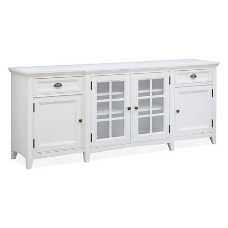 Magnussen Heron Cove 80" Entertainment Console Chalk White